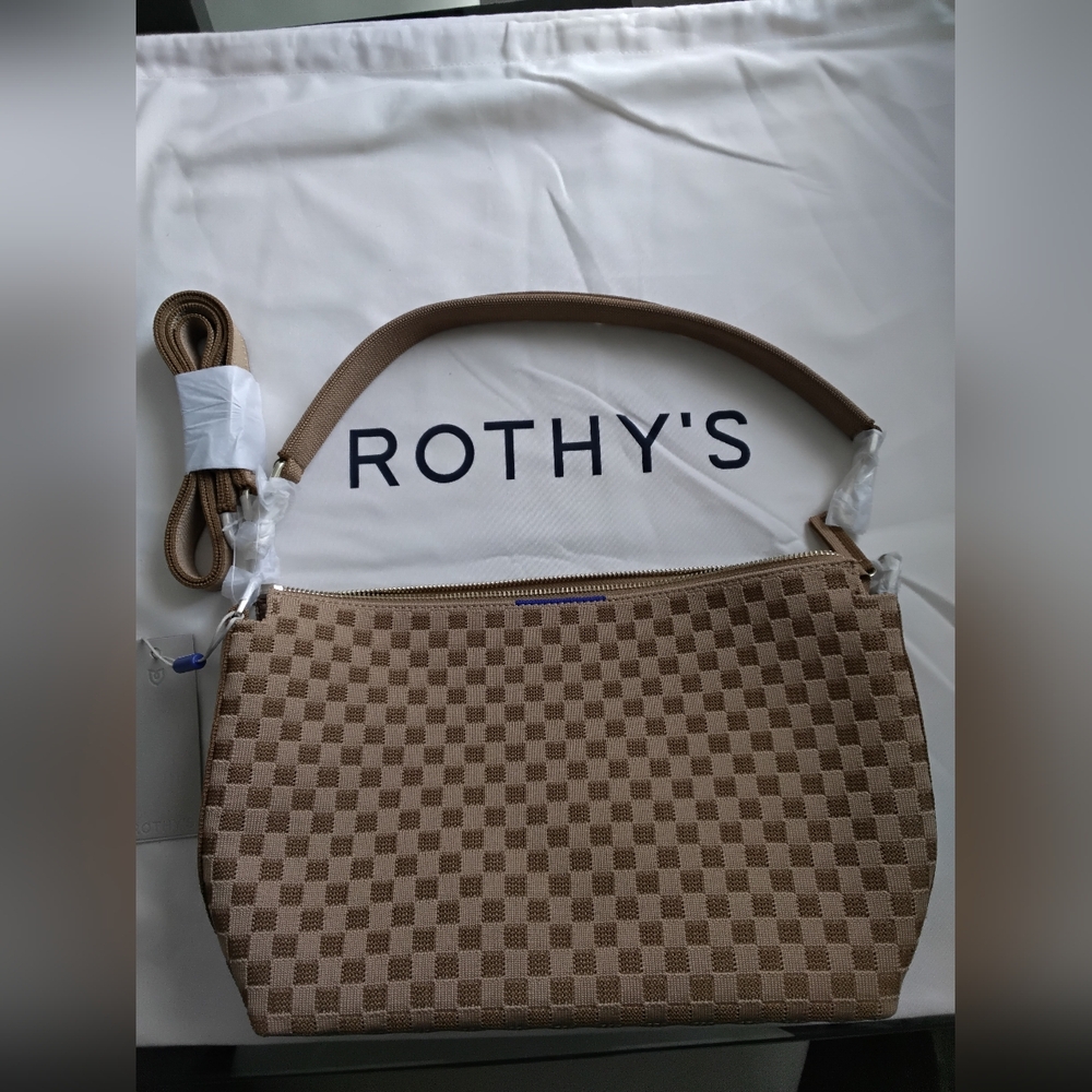 Rothy's The Daily Crossbody in Hazelnut - Picture 2 of 3
